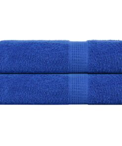vidaXL Handdoeken FROGN 2 st 50x100 cm 360 g/m² blauw