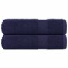 vidaXL Handdoeken FROGN 2 st 50x100 cm 360 g/m² marineblauw