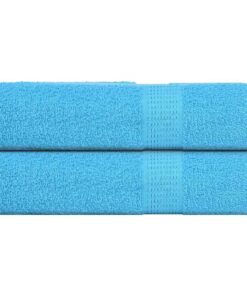 vidaXL Handdoeken FROGN 2 st 50x100 cm 360 g/m² turquoise