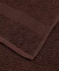 vidaXL Handdoeken FROGN 4 st 100x200 cm 360 g/m² bruin