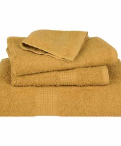 vidaXL Handdoeken FROGN 4 st 100x200 cm 360 g/m² goud