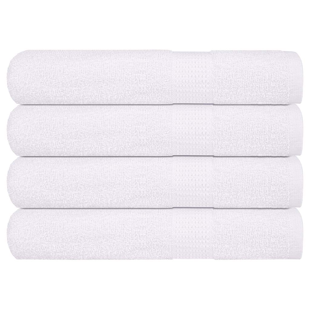vidaXL Handdoeken FROGN 4 st 100x200 cm 360 g/m² wit