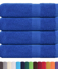 vidaXL Handdoeken FROGN 4 st 50x100 cm 360 g/m² blauw