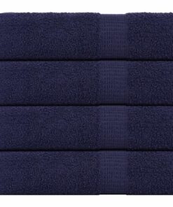 vidaXL Handdoeken FROGN 4 st 50x100 cm 360 g/m² marineblauw