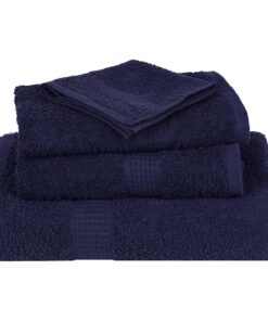 vidaXL Handdoeken FROGN 4 st 50x100 cm 360 g/m² marineblauw