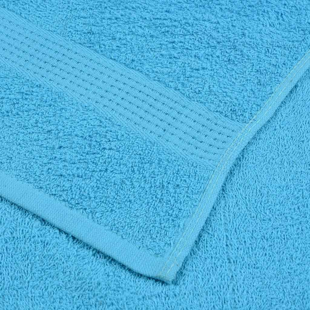 vidaXL Handdoeken FROGN 4 st 50x100 cm 360 g/m² turquoise - Image 6