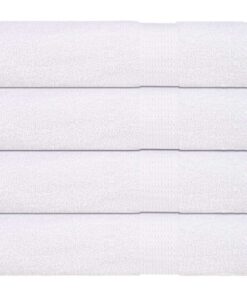 vidaXL Handdoeken FROGN 4 st 50x100 cm 360 g/m² wit