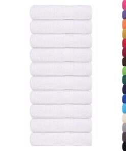 vidaXL Handdoeken FROGN 50 st 50x100 cm 360 g/m² wit