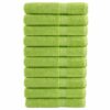 vidaXL Handdoeken SOLUND 10 st 600 g/m² 100x200 cm appelgroen