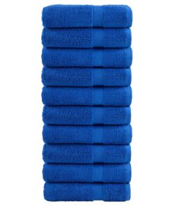 vidaXL Handdoeken SOLUND 10 st 600 g/m² 50x100 cm blauw