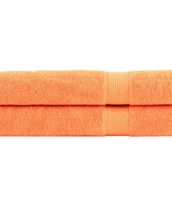 vidaXL Handdoeken SOLUND 2 st 600 g/m² 100x200 cm oranje