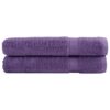 vidaXL Handdoeken SOLUND 2 st 600 g/m² 100x200 cm paars