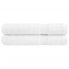 vidaXL Handdoeken SOLUND 2 st 600 g/m² 100x200 cm wit