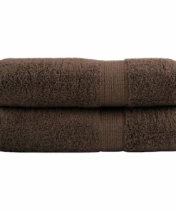 vidaXL Handdoeken SOLUND 2 st 600 g/m² 50x100 cm bruin