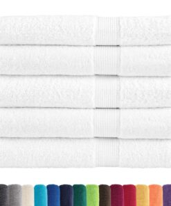 vidaXL Handdoeken SOLUND 25 st 600 g/m² 100x200cm wit