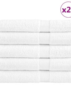 vidaXL Handdoeken SOLUND 25 st 600 g/m² 100x200cm wit