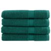 vidaXL Handdoeken SOLUND 4 st 600 g/m² 100x200 cm groen