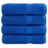 vidaXL Handdoeken SOLUND 4 st 600 g/m² 50x100 cm blauw