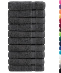 vidaXL Handdoeken SOLUND 50 st 600 g/m² 50x100 cm antracietkleur