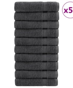 vidaXL Handdoeken SOLUND 50 st 600 g/m² 50x100 cm antracietkleur