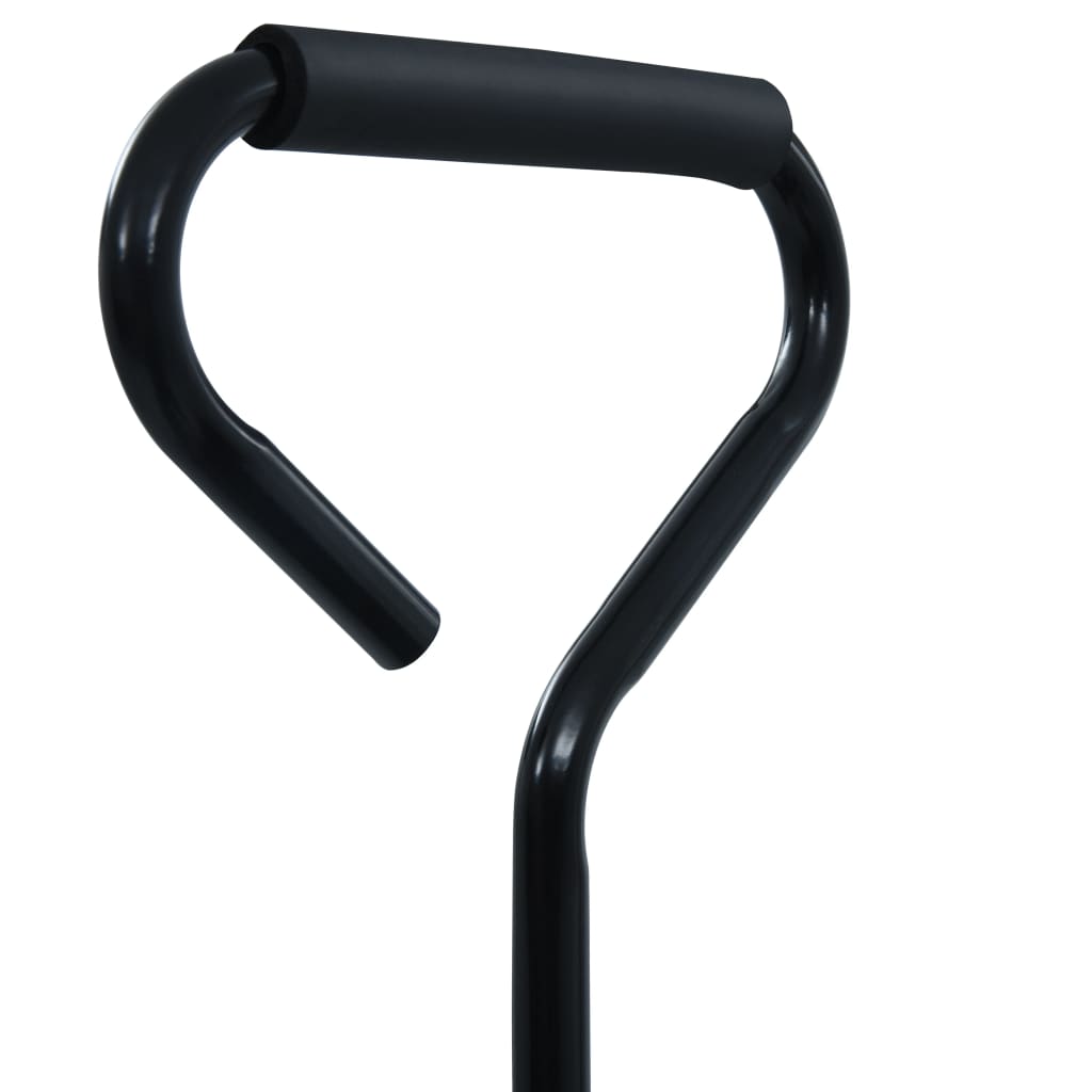 vidaXL Handkar inklapbaar staal grijs - Image 6