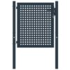 vidaXL Hekpoort Antraciet 102x75 cm Staal
