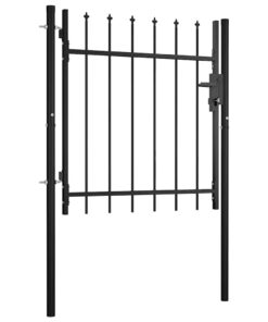 vidaXL Hekpoort met speerpunten 100x75 cm