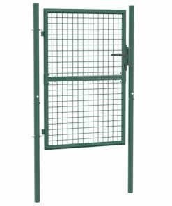 vidaXL Hekpoort staal 100x125 cm groen