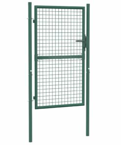 vidaXL Hekpoort staal 100x150 cm groen