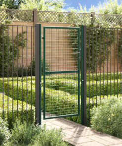 vidaXL Hekpoort staal 100x175 cm groen