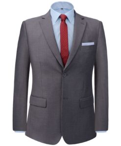 vidaXL Heren 2-delig Pak Grijs 50 Polyester