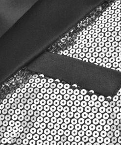 vidaXL Heren Blazer Zilver 48 Polyester