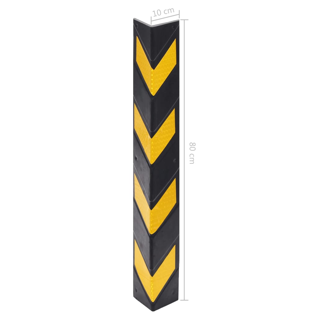 vidaXL Hoekbeschermers reflecterend 80 cm rubber 10 st - Afbeelding 5