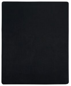 vidaXL Hoeslaken jersey 100x200 cm katoen zwart
