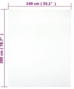 vidaXL Hoeslaken jersey 140x200 cm katoen wit