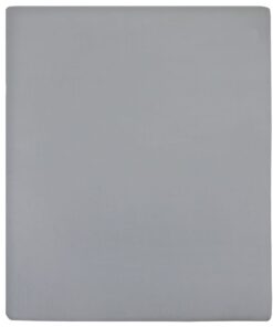 vidaXL Hoeslaken jersey 180x200 cm katoen grijs