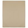 vidaXL Hoeslaken jersey 90x200 cm katoen taupe