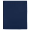 vidaXL Hoeslakens 2 st jersey 100x200 cm katoen marineblauw