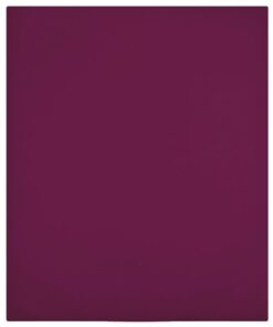 vidaXL Hoeslakens 2 st jersey 140x200 cm katoen bordeauxrood