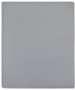 vidaXL Hoeslakens 2 st jersey 160x200 cm katoen grijs