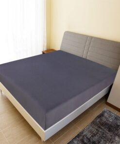 vidaXL Hoeslakens 2 st jersey 180x200 cm katoen antracietkleurig