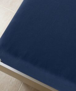 vidaXL Hoeslakens 2 st jersey 180x200 cm katoen marineblauw