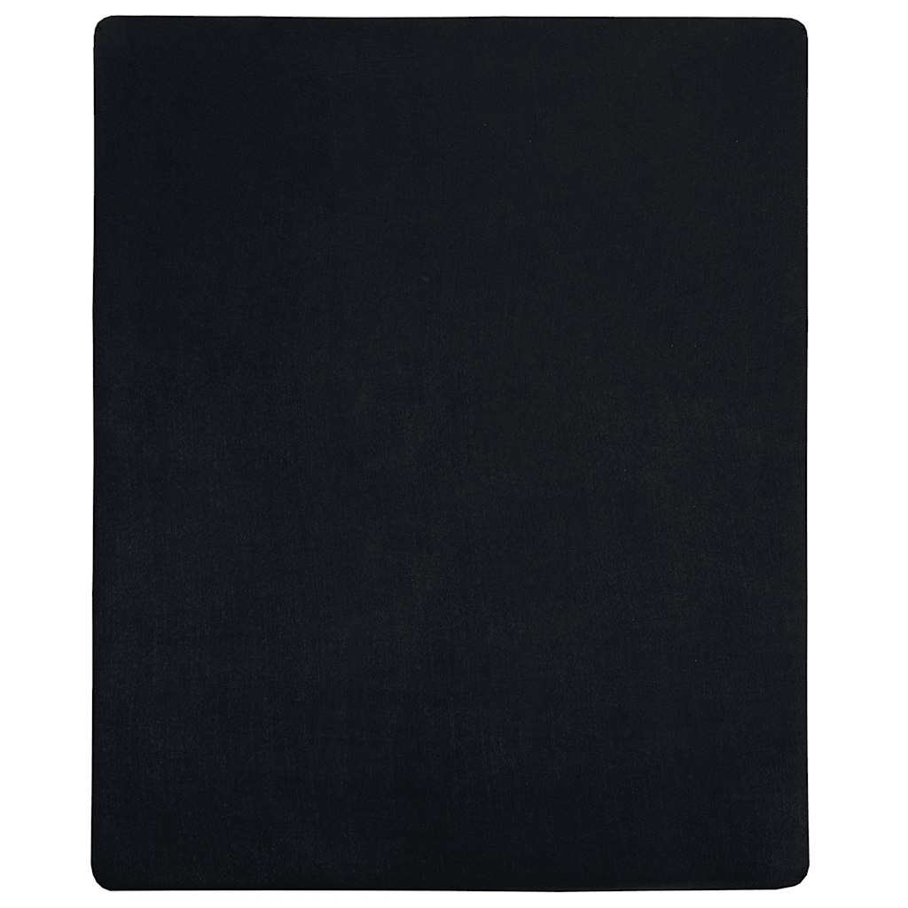 vidaXL Hoeslakens 2 st jersey 180x200 cm katoen zwart