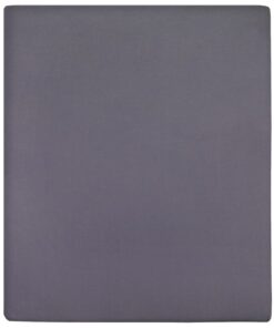 vidaXL Hoeslakens 2 st jersey 90x200 cm katoen antracietkleurig
