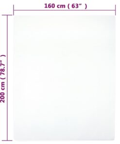 vidaXL Hoeslakens jersey 2 st 160x200 cm katoen wit