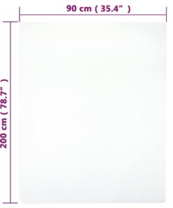 vidaXL Hoeslakens jersey 2 st 90x200 cm katoen wit