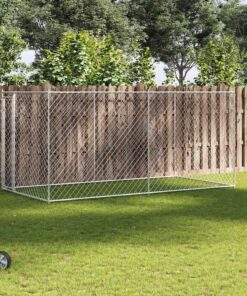 vidaXL Hondenkennel voor buiten 382x192x185 cm