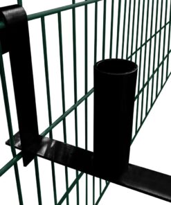 vidaXL Houder voor privacyschermmatten staal