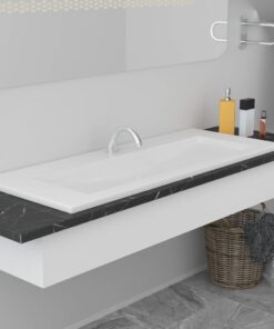 vidaXL Inbouwwastafel 101x39