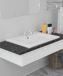 vidaXL Inbouwwastafel 61x39